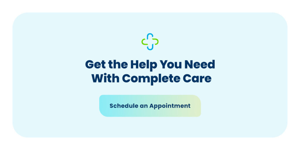 complete care call to action