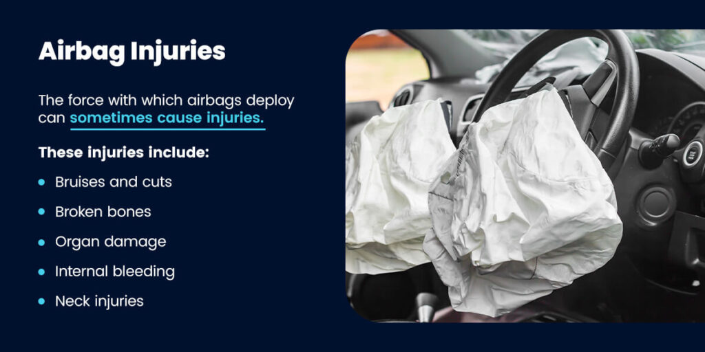 common airbag injuries